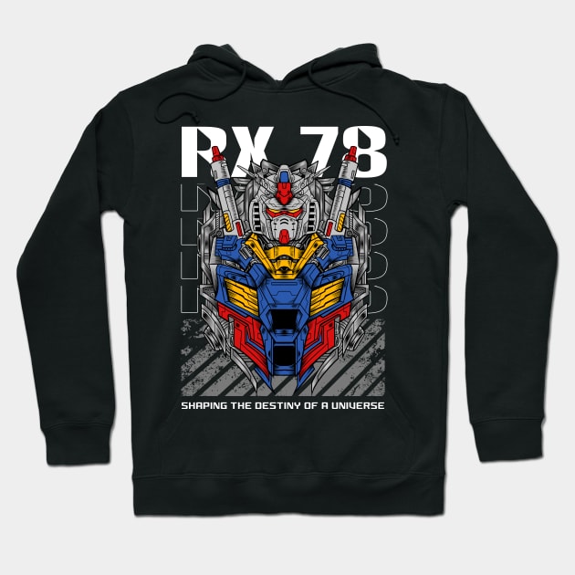 RX78 Gundam Series Hoodie by Harrisaputra